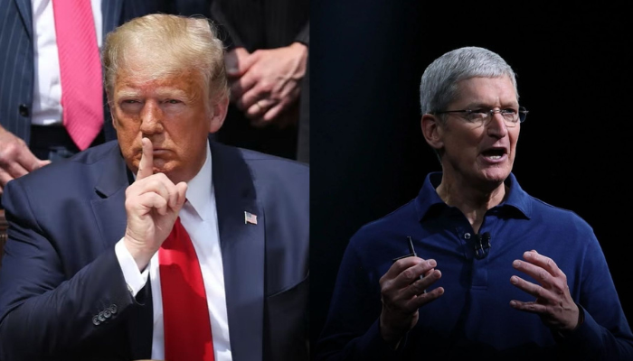 Donal Trump, India, Apple, Tim Cook, Trump,