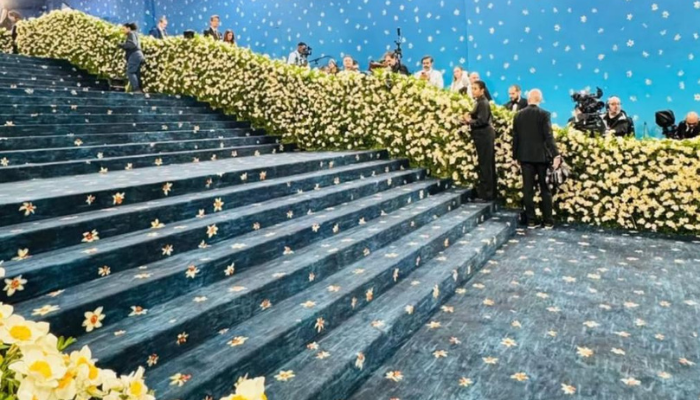 MET Gala, MET Gala 2025, MET Gala carpet, MET Gala 2025 carpet, met gala carpet made in india, met gala carpet kerala, met gala carpet made in kerala, met gala blue carpet, blue carpet met gala, met gala 2025 carpet made in india, met gala 2025 carpet theme