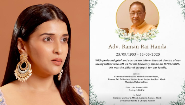 Mannara Chopra's Father Passes Away
