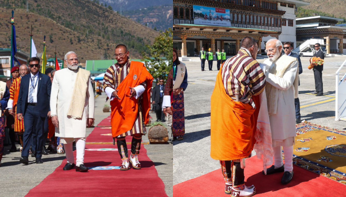 PM Modi Arrives in Bhutan
