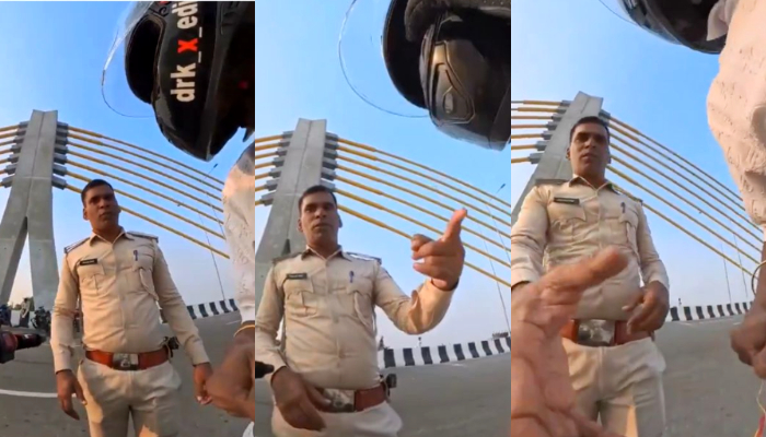 Patna Police Assaults Biker