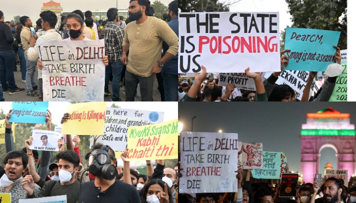 Delhi Air Pollution Protest