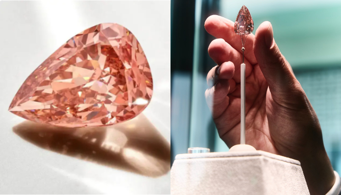 Orangy Pink Diamond